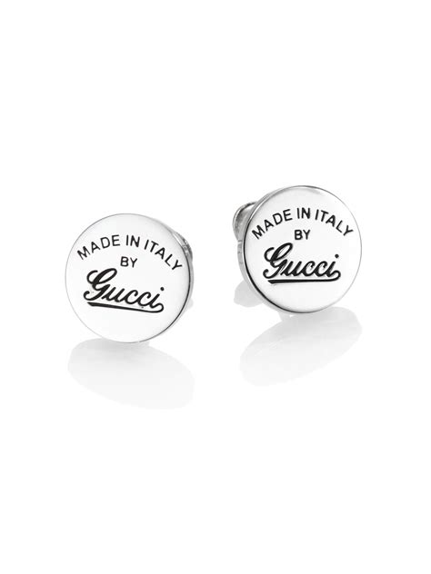 gucci craft silver stud earrings|gucci earrings studs cheap.